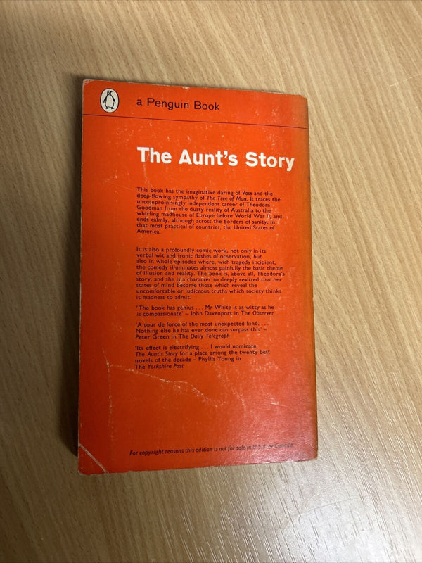 THE AUNTS STORY - Patrick White - Penguin Paperback 1963  No AU5 Australia