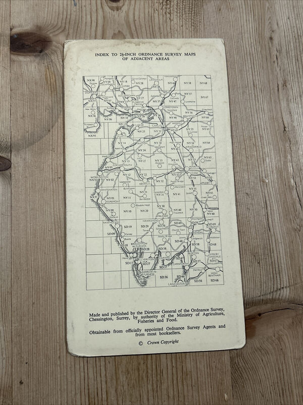 CLIBURN Lowther Park Ordnance Survey Sheet NY52 1:25000 1953 Lake District