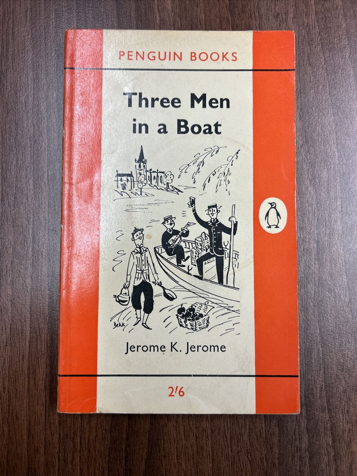 THREE MEN IN A BOAT - Jerome J Jerome - Penguin Books No 1213 1962