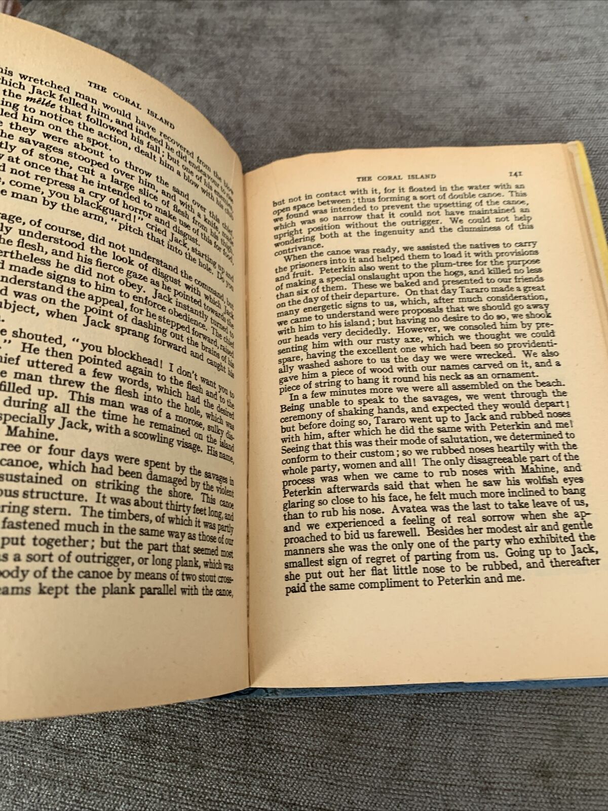 The CORAL ISLAND - RM Ballantyne - Dean & Sons Hardback 1960s Dust Jacket