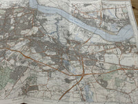 BEXLEY Dartford Ordnance Survey Second Series 1:25,000 Map TQ47/57 1979