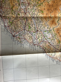 The EASTERN HIGHLANDS Ordnance Survey Paper Sheet 5 Quarter Inch Map 4th Ed 1946