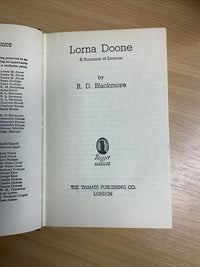 Lorna Doone, RD Blackmore Hardback Dust Jacket Publ Regent Classics 1940??