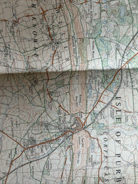 WAREHAM Ordnance Survey Second Series 1:25,000 Map SY88/98 1970 Corfe Castle