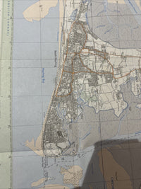 PORTSMOUTH and HAVANT Pathfinder 1304 Ordnance Survey Sheet 1:25000 1988