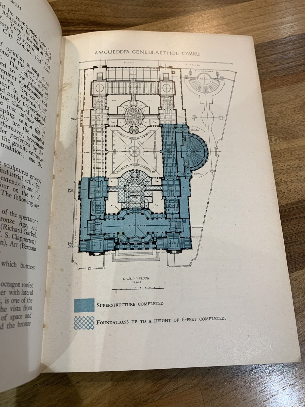 NATIONAL MUSEUM OF WALES 1947 Illustrated Guide Plans Maps Photos