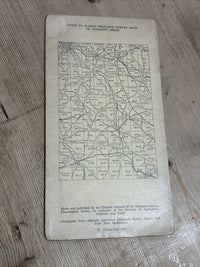 ISLIP ODDINGTON WESTON ON THE GREEN Paper Ordnance Survey Map SP51 1:25000 1951