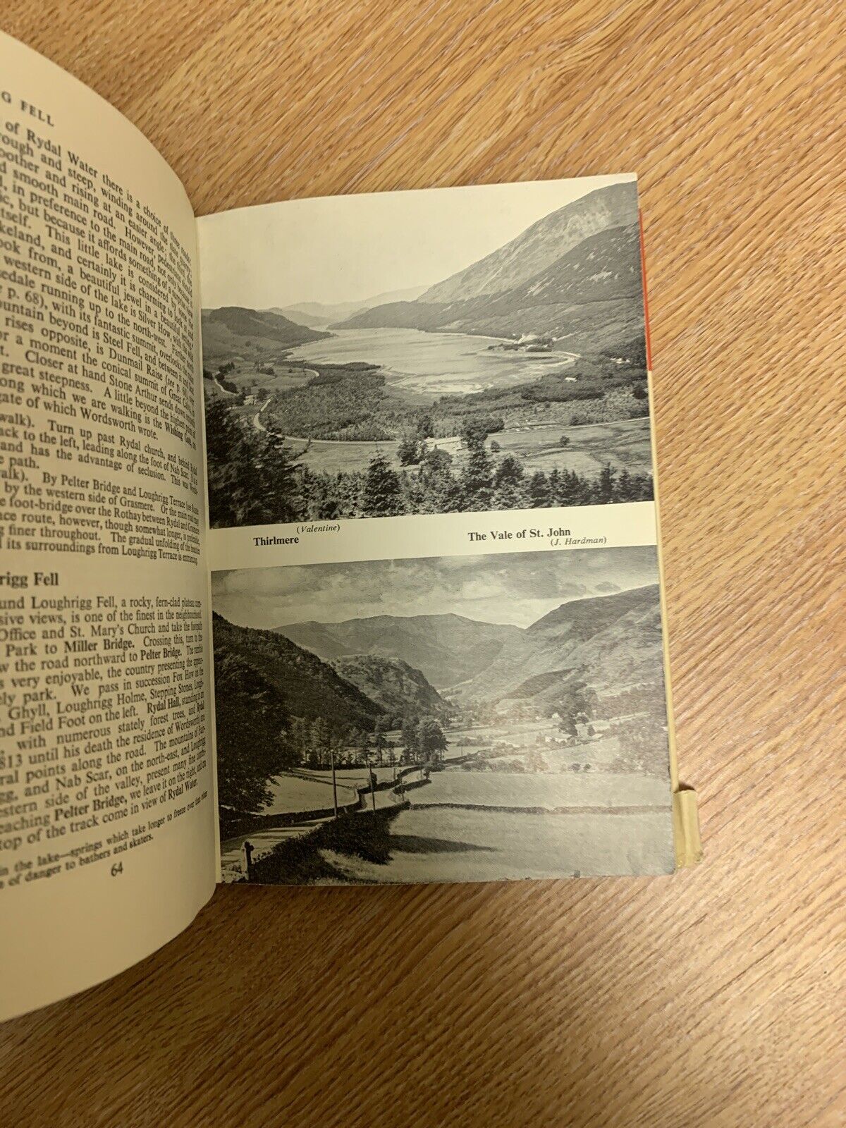 The Lake District - Ward Locks Red Guide Circa 1965  Hardback Dust Jacket Maps