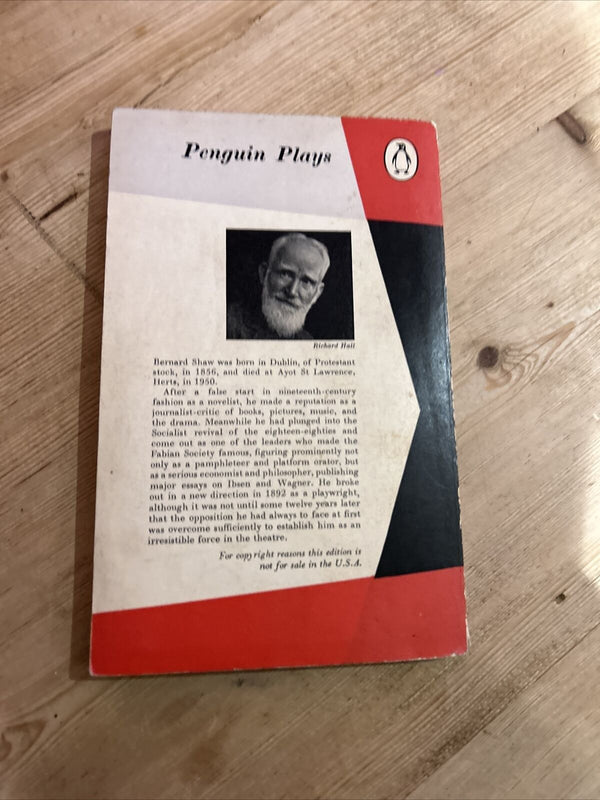 SAINT JOAN - BERNARD SHAW - Penguin Plays 1964 PL5 Comedy Philosophy