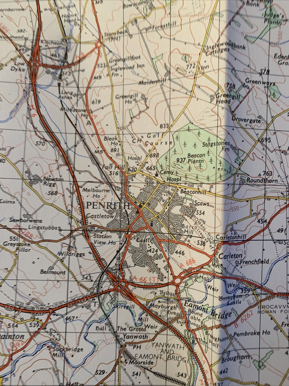 PENRITH Ordnance Survey One Inch Map 83 Ullswater Appleby Good Condition