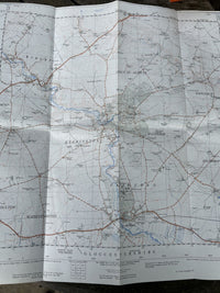 FAIRFORD Ordnance Survey 1:25,000 First Series Sheet SP10 1959 Hatherop Bibury