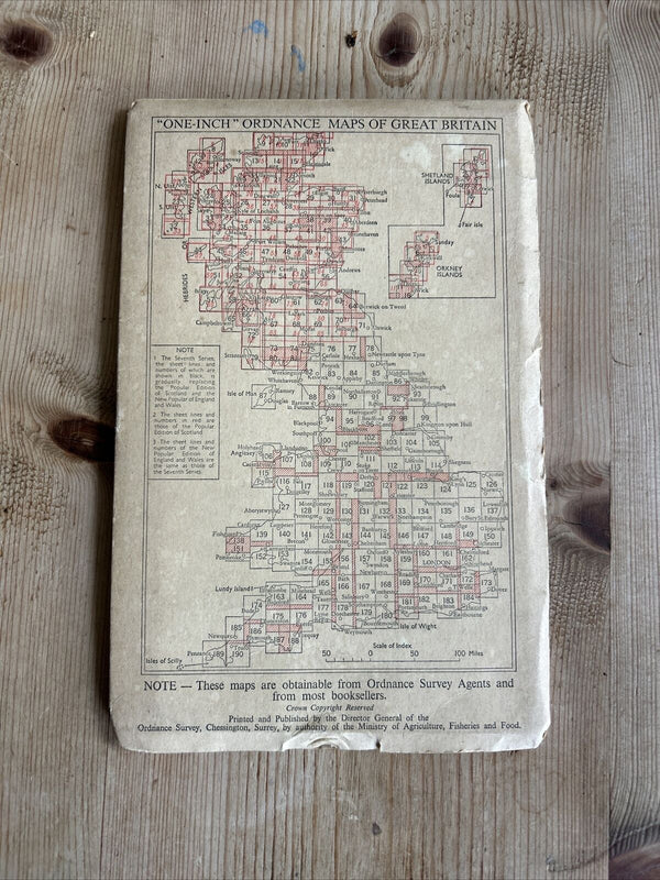 LIVERPOOL Ordnance Survey Seventh Series 1-inch 1952 Sheet 100 Runcorn