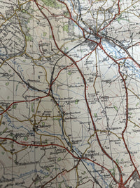 STAFFORD Ordnance Survey One inch 1963 Sheet 119 Cannock Shifnal Blymhill