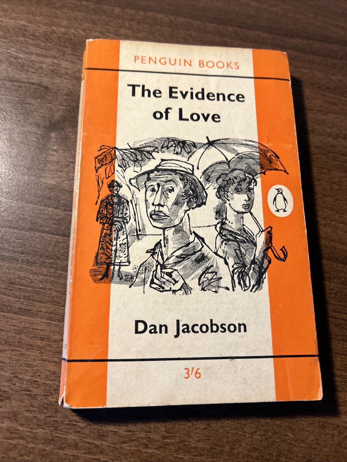 THE EVIDENCE OF LOVE Dan Jacobson, Penguin Paperback 1962 No 1786 South Africa