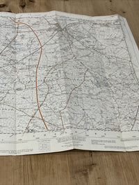 KNUTSFORD Ordnance Survey First Series 1:25,000 Map SJ77 1952 Rev 1965 Peover