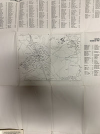 ELSTREE Borehamwood Radlett - Barnetts Map Street Plan Circa 1980