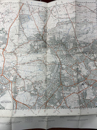 BARNET HENDON Ordnance Survey Map 1956 2 & Half Inch Sheet TQ29 1:25,000