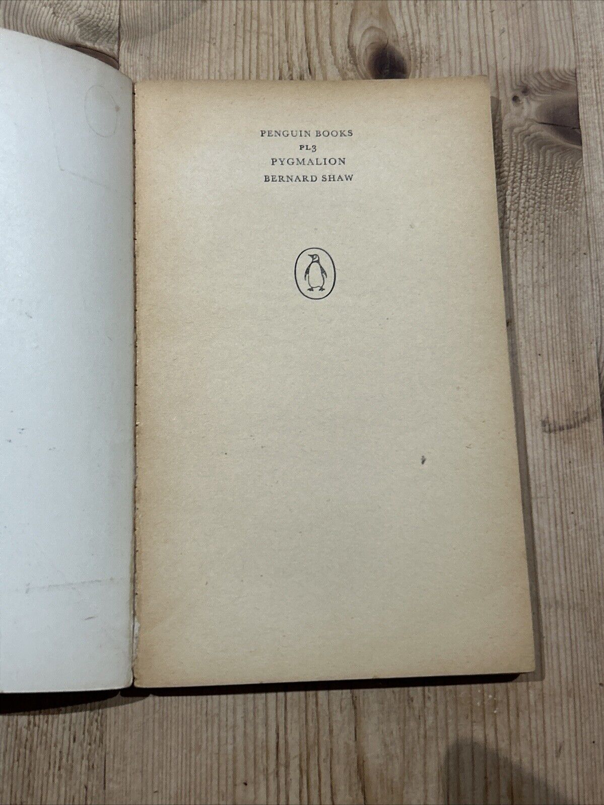 PENGUIN PLAYS Bernard Shaw PL3  1962 Pygmalion