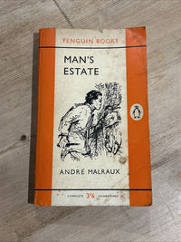 MANS ESTATE Andre Malraux Penguin Books No 1523 1961 First Edition Shanghai