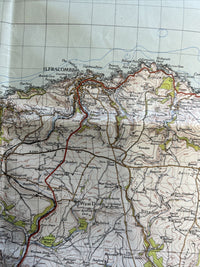 BARNSTAPLE Devon Ordnance Survey One Inch 1946 Map No Cover Bideford Woolacombe