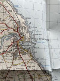 BERWICK UPON TWEED Ordnance Survey One Inch Sheet 64 Good Condition 1965 Holy