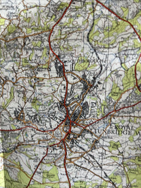 LONDON South East Ordnance Survey Sixth Series CLOTH One inch 1940 Sheet 171