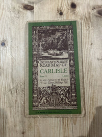 CARLISLE No 2 CLOTH Ordnance Survey Half Inch 1913 Dumfries Penrith