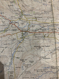 WENSLEYDALE Ordnance Survey Seventh Series One Inch Map 1961 Sheet 90