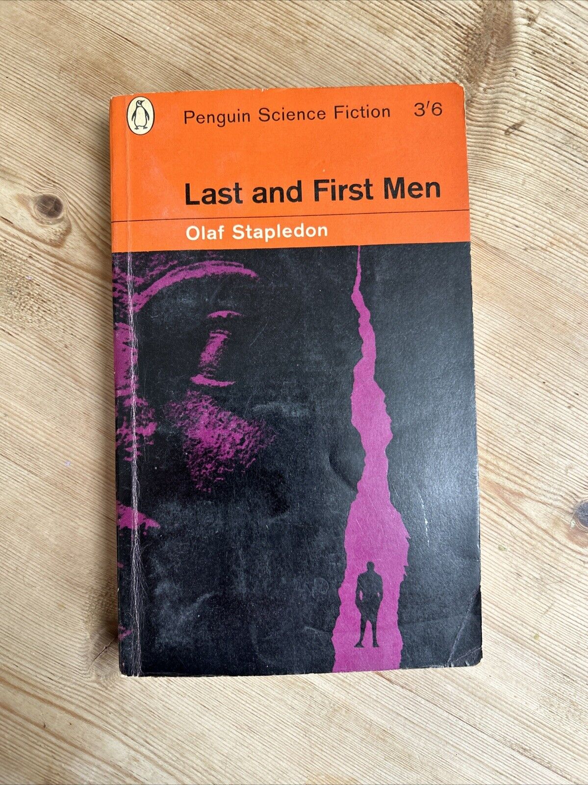 LAST AND FIRST MEN Olaf Stapledon Penguin Science Fiction Book 1963 No 1875