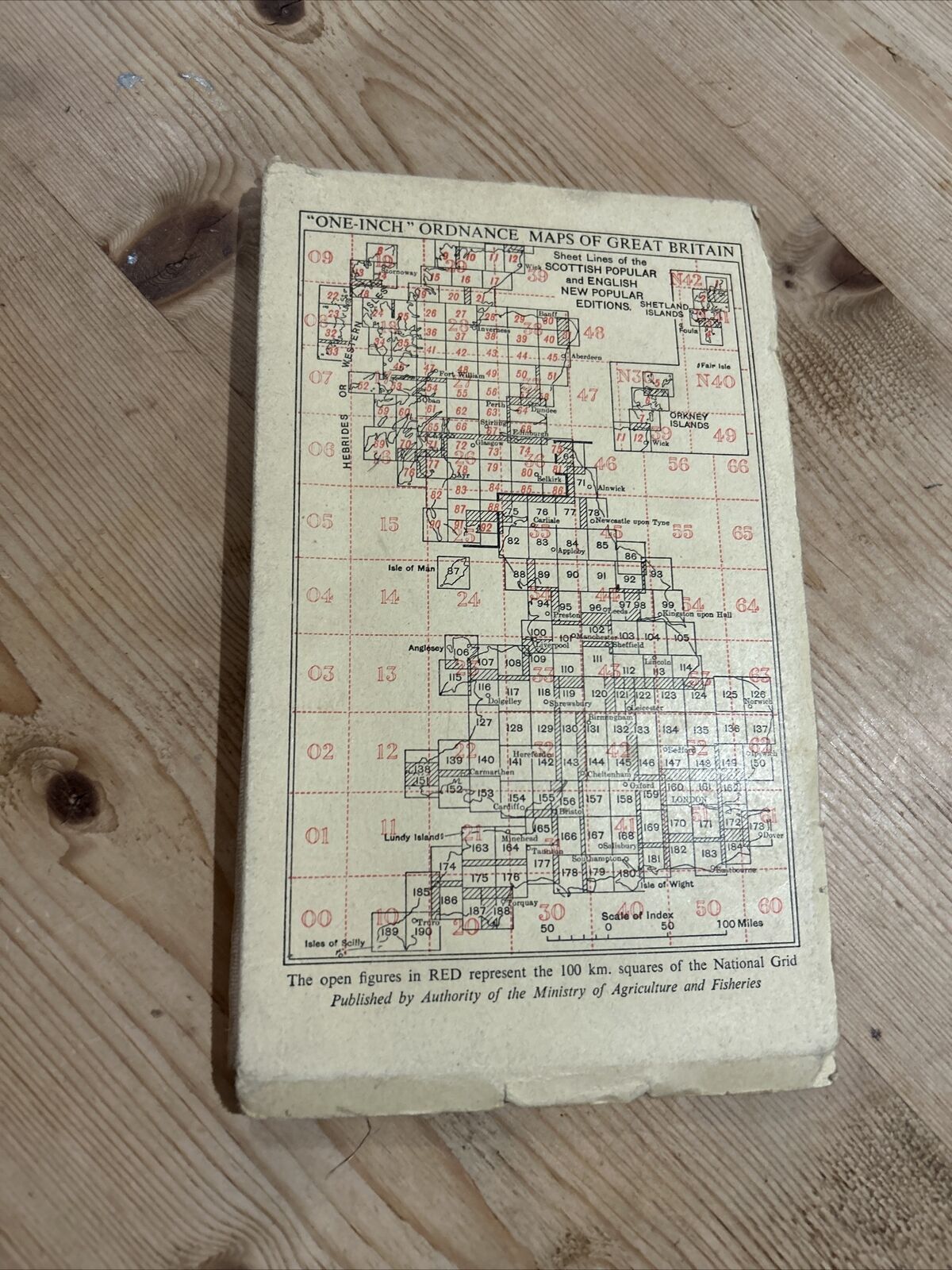 BRISTOL & STROUD Ordnance Survey Cloth Map 1946 Sixth Series No 156 Tetbury