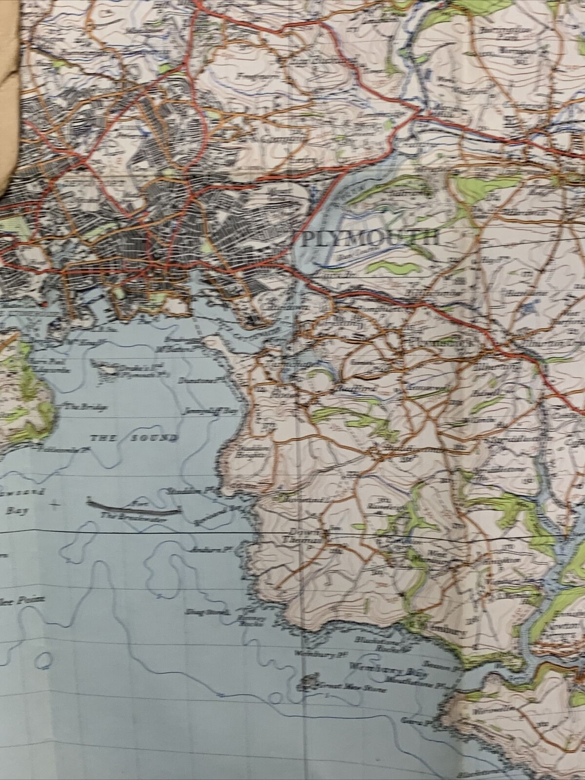 PLYMOUTH Ordnance Survey 6th Series 1-inch 1946 Sheet 187 Salcombe Tavistock