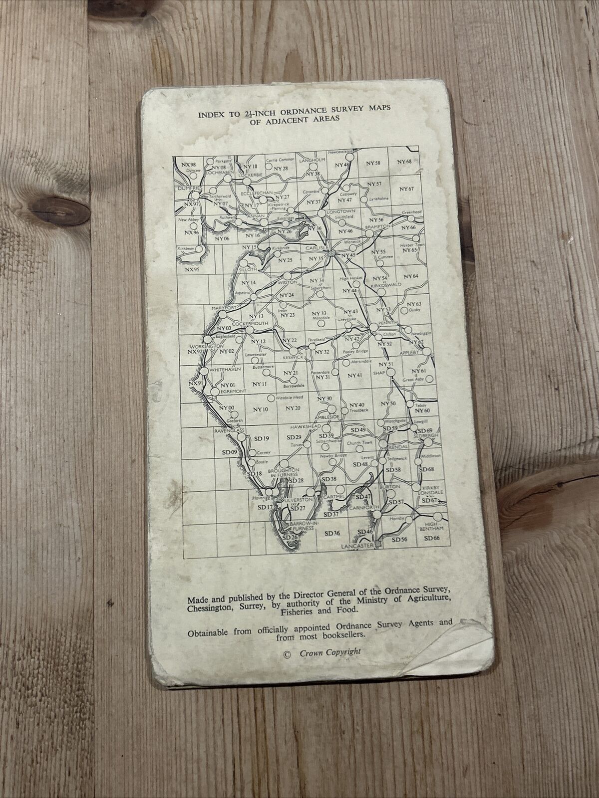 BUTTERMERE Ennerdale Ordnance Survey Sheet NY11 1:25000 1952