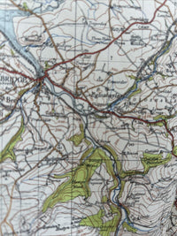 NEWQUAY & PADSTOW Paper Ordnance Survey Map 1946 Sixth Series No 185 Wadebridge