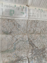 BLACKBURN Darwen Accrington Ordnance Survey 1:25000 Second Series 1978