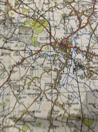 HASTINGS Ordnance Survey Paper Sixth Series 1940 Sheet 184 One Inch Rye Ashford