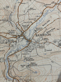 DULVERTON 1962 Ordnance Survey Sheet SS92 2 & Half Inch MAP Bampton Exebridge