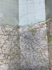 MINEHEAD Devon Ordnance Survey Cloth Map 1947 Sixth Series No 164