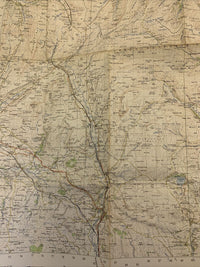 Wensleydale No 90 1961 Cloth Seventh Series Ordnance Survey One Inch Map