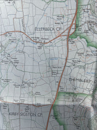 THIRSK Pathfinder 621 Ordnance Survey SE48/49 1:25000 1988 Osmotherley Kepwick