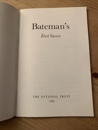 Batemans East Sussex - National Trust Brochure 1989