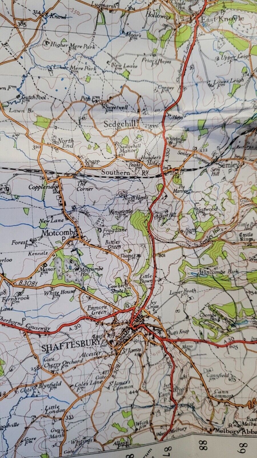 Frome Ordnance Survey Map 1 Inch 1946 Sheet 166 Cloth 6th Edition