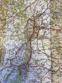 Gloucester & Malvern - 1946 Cloth Ordnance Survey One Inch Sheet 143