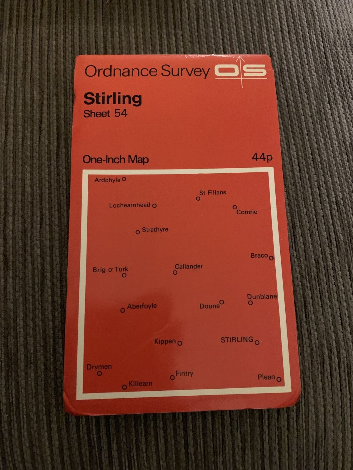 STIRLING Scotland Ordnance Survey One Inch Map Sheet 54 1957 Loch Earn Callander