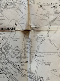 Chesham & Amersham - The Chalfonts - Map - 1980s?