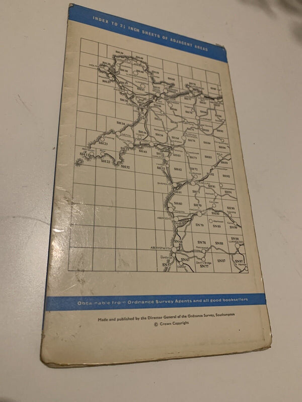 Pint-erwyd  - Wales - Ordnance Survey Map 1964 -  1:25,000