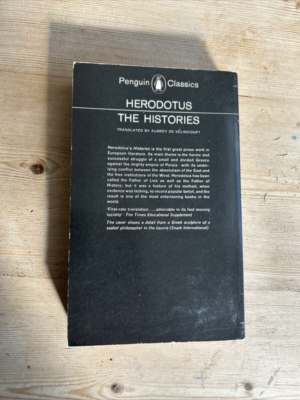 THE HISTORIES - Herodotus - Penguin Classics L34  1965 Greece Persia