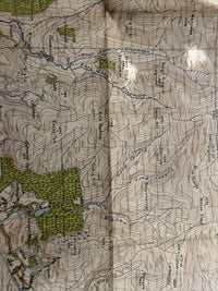 GLEN CLOVA & LOCHNAGAR Ordnance Survey One Inch Sheet 50 Popular Ed 1927