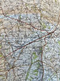 EXETER Ordnance Survey Sixth Series One inch 1946 Sheet 176 Sidmouth Chudleigh