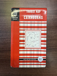 CAIRNGORMS ORDNANCE SURVEY TOURIST MAP Of the 1964 Glenshee Crathie Carrbridge