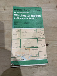 WINCHESTER South Chandlers Ford  Ordnance Survey No 1264 1:25000 1988